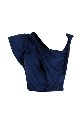 Soraya Silk Set In Navy